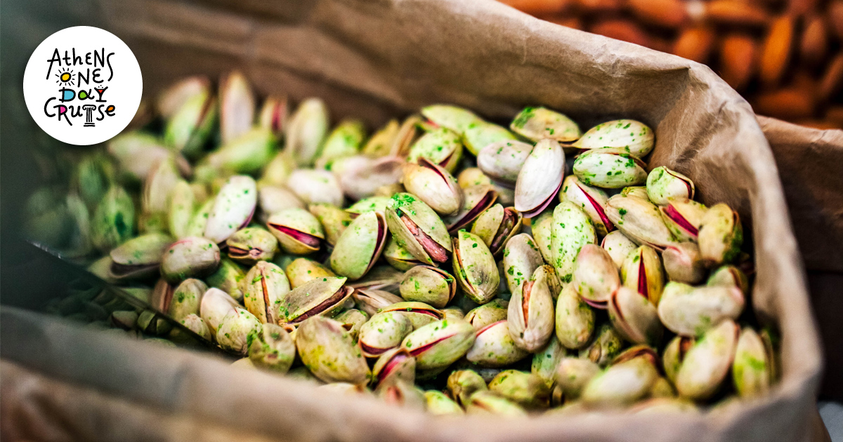 The pistachio and the pistachio of Aegina | One Day Cruise